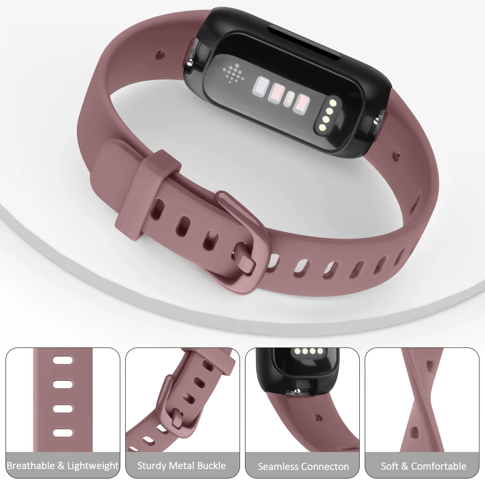 Bracelet de montre en Silicone pour Fitbit Inspire 3 bandes