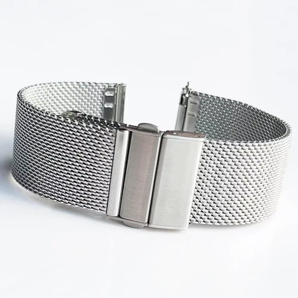 Bracelet à boucle milanaise en maille