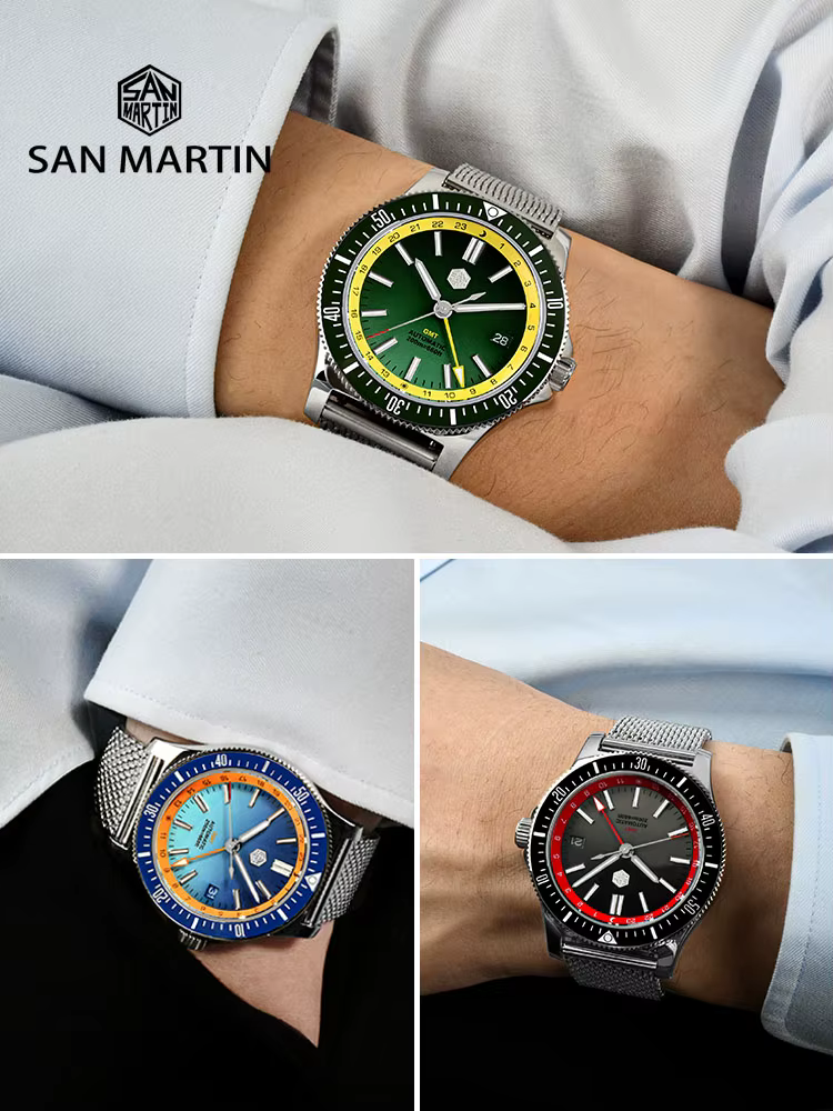 San Martin-Montre de Plongée Gstuff NH34