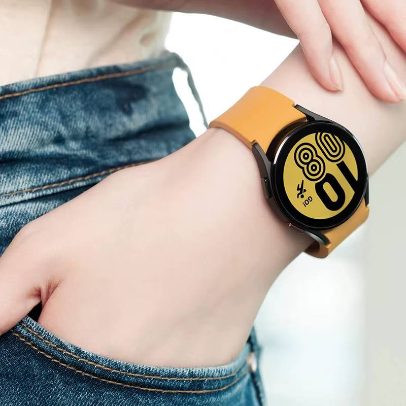 Bracelet en Silicone pour Samsung Galaxy watch 7 6 5 4 40mm 44mm 45mm