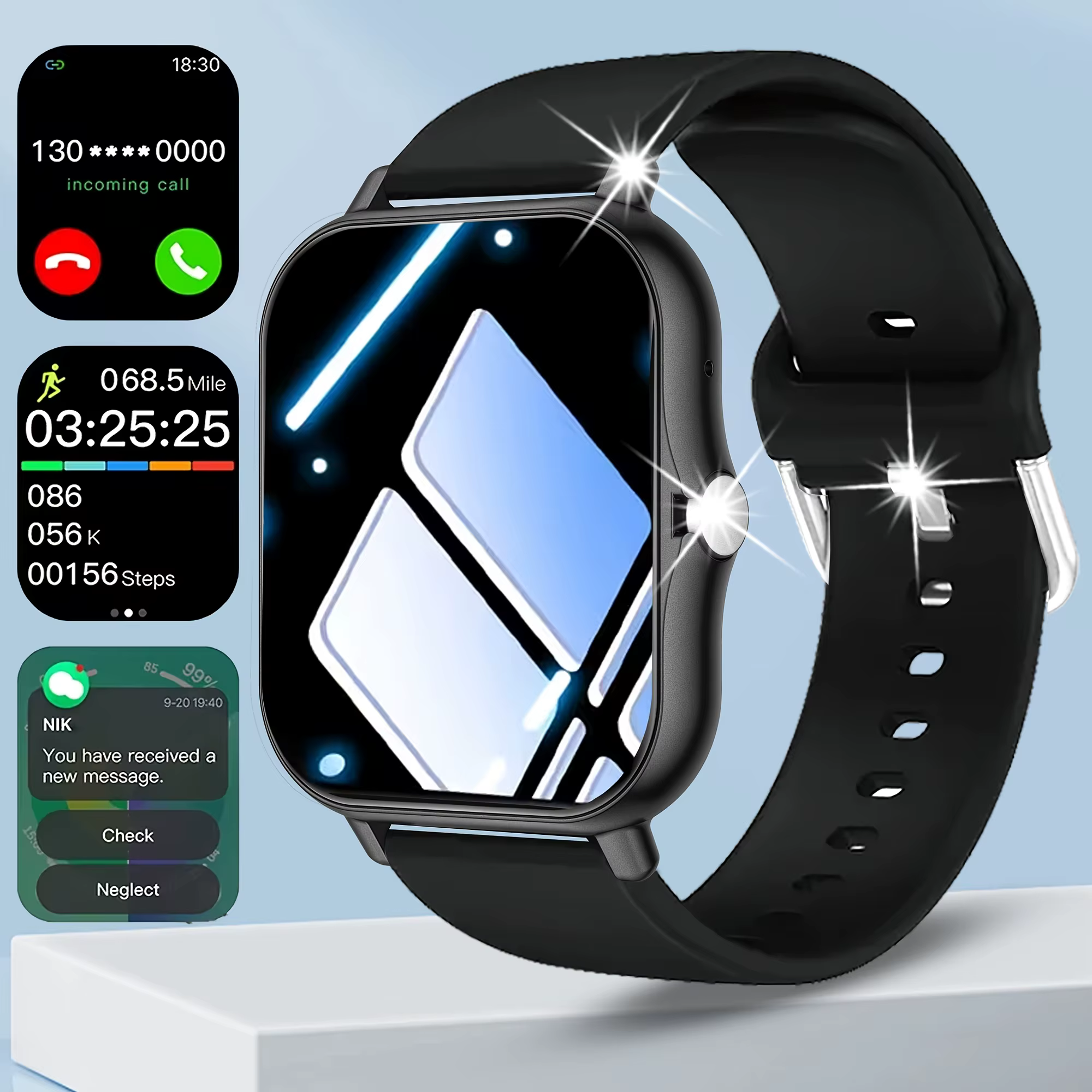 Montre connectée, écran tactile HD