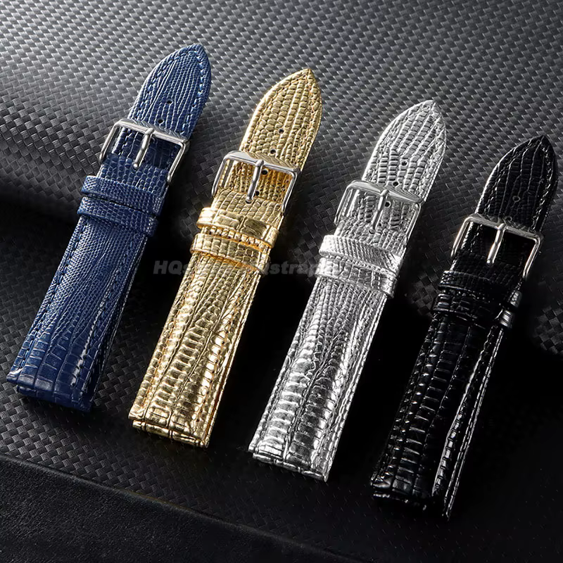 Bracelet de montre en cuir 18mm 20mm 22mm pour Omega