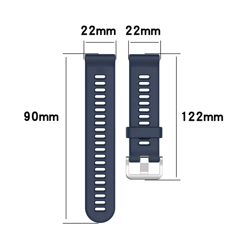 Bracelet en silicone pour Garmin Forerunner 745 745XT
