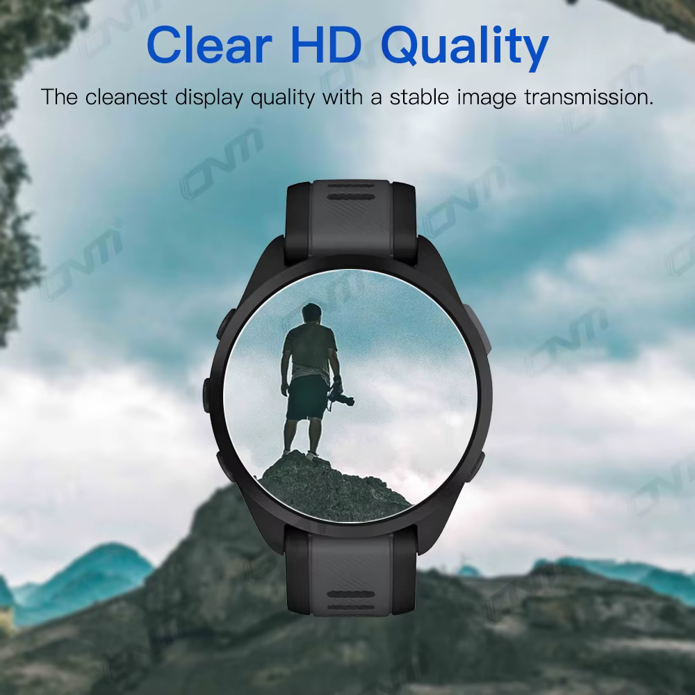 Protecteur d'écran HD clair pour montre intelligente Garmin Forerunner 165
