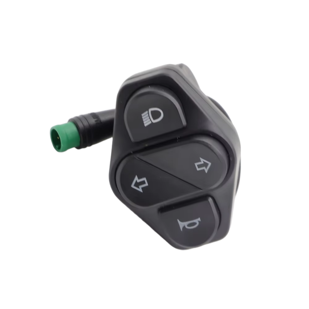 Interrupteur de phare d'origine pour trottinette électrique Kukirin G2 Master, interrupteur de clignotant 5 broches, bouton de klaxon, accessoire