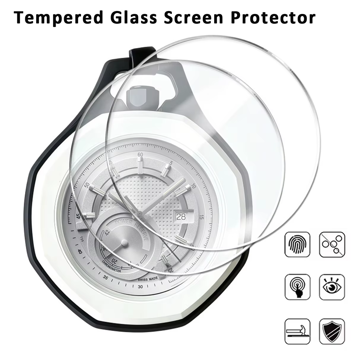 Verre trempé pour Swatch X AP Royal Pop