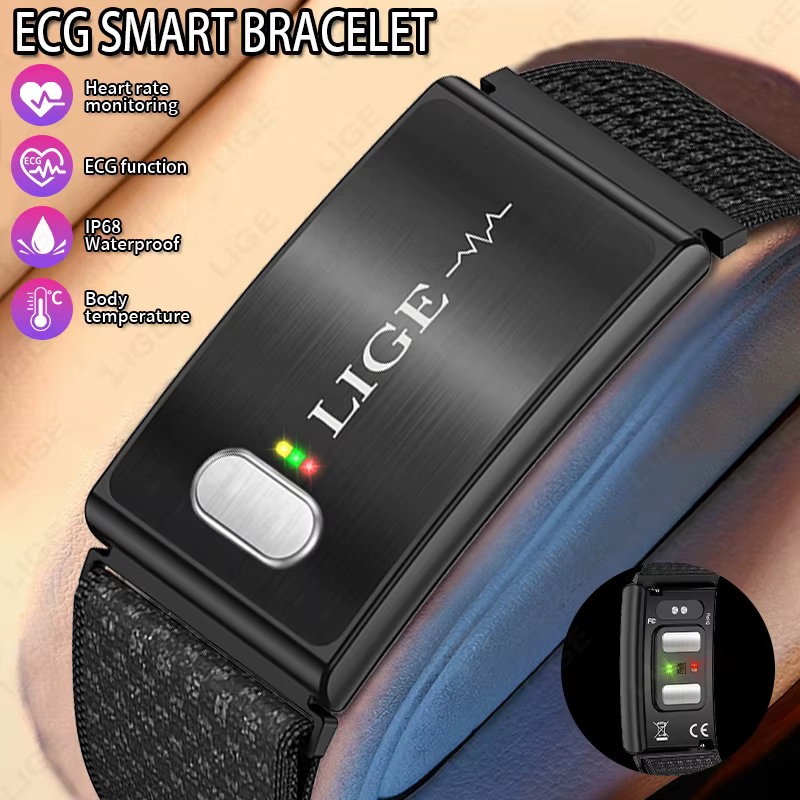 Montre connectée LIGE, surveillance de la santé