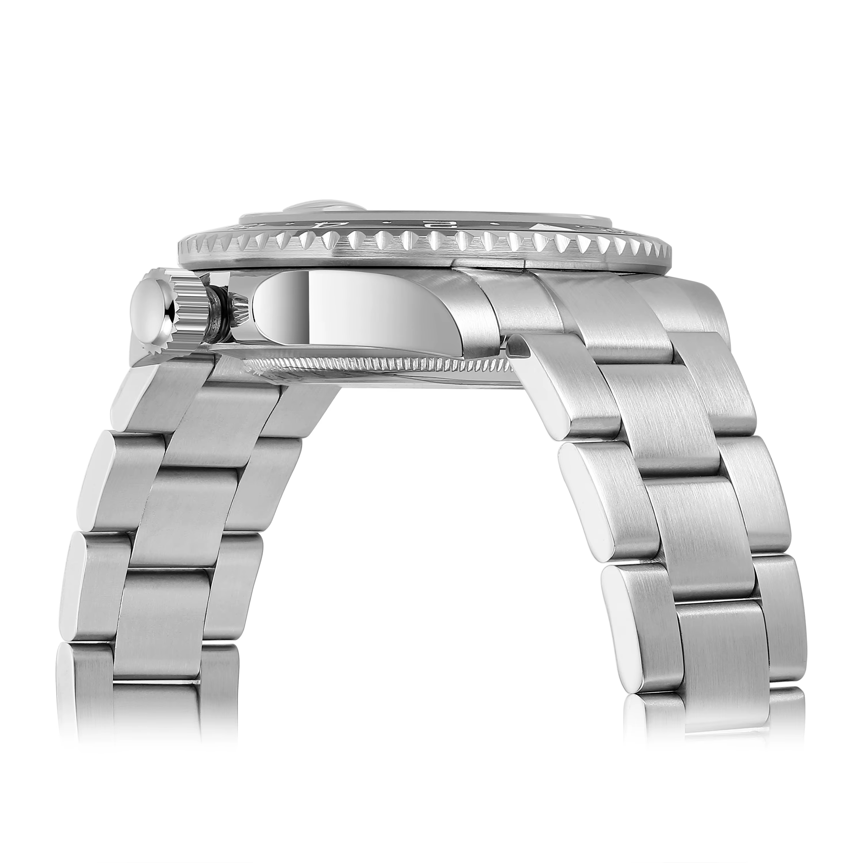 TIME TOKEN Tiger Iron GMT montre automatique pour hommes Super lumineuse 10ATM résistant à l'eau affichage du calendrier conception Unique