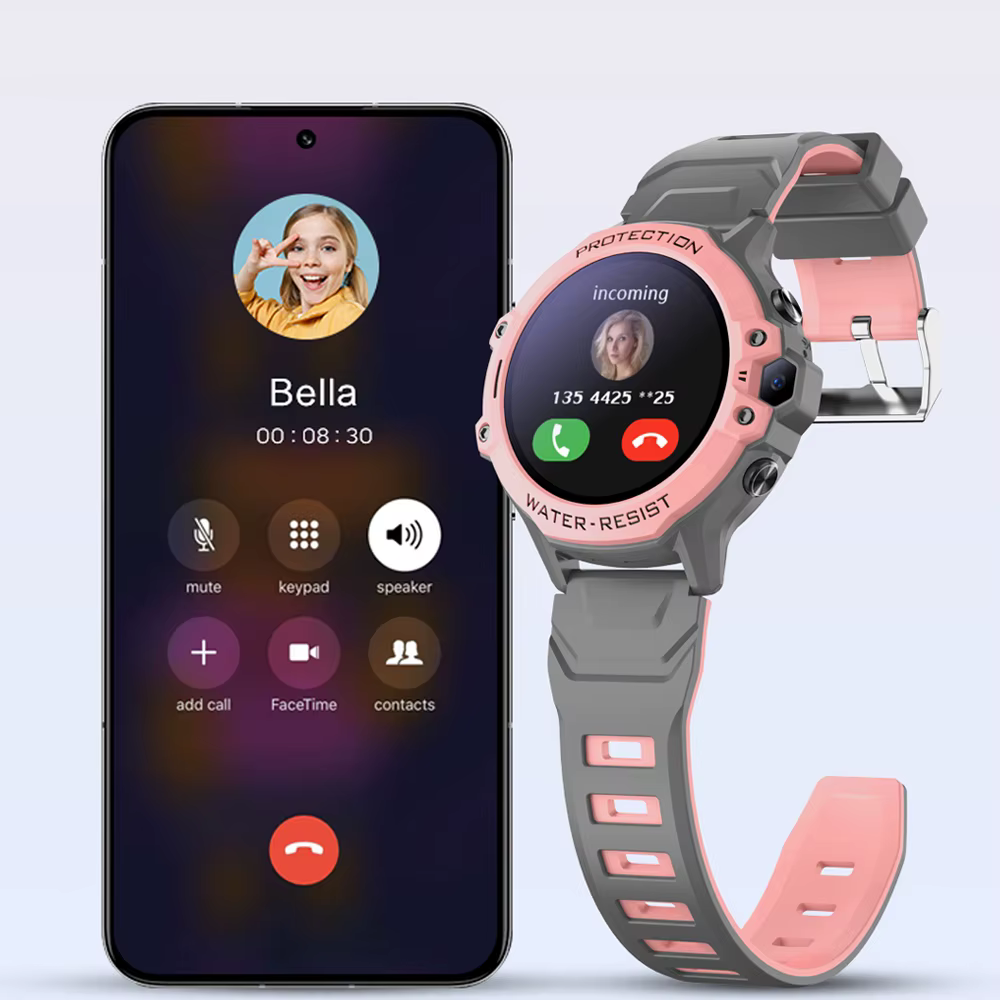 VALDUS 2025 nouveau VK55 enfants montre GPS SOS appel avec caméra 0.3 Mpix 4G carte SIM