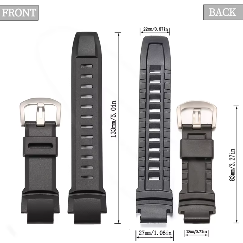 Bracelet de montre étanche de remplacement pour homme