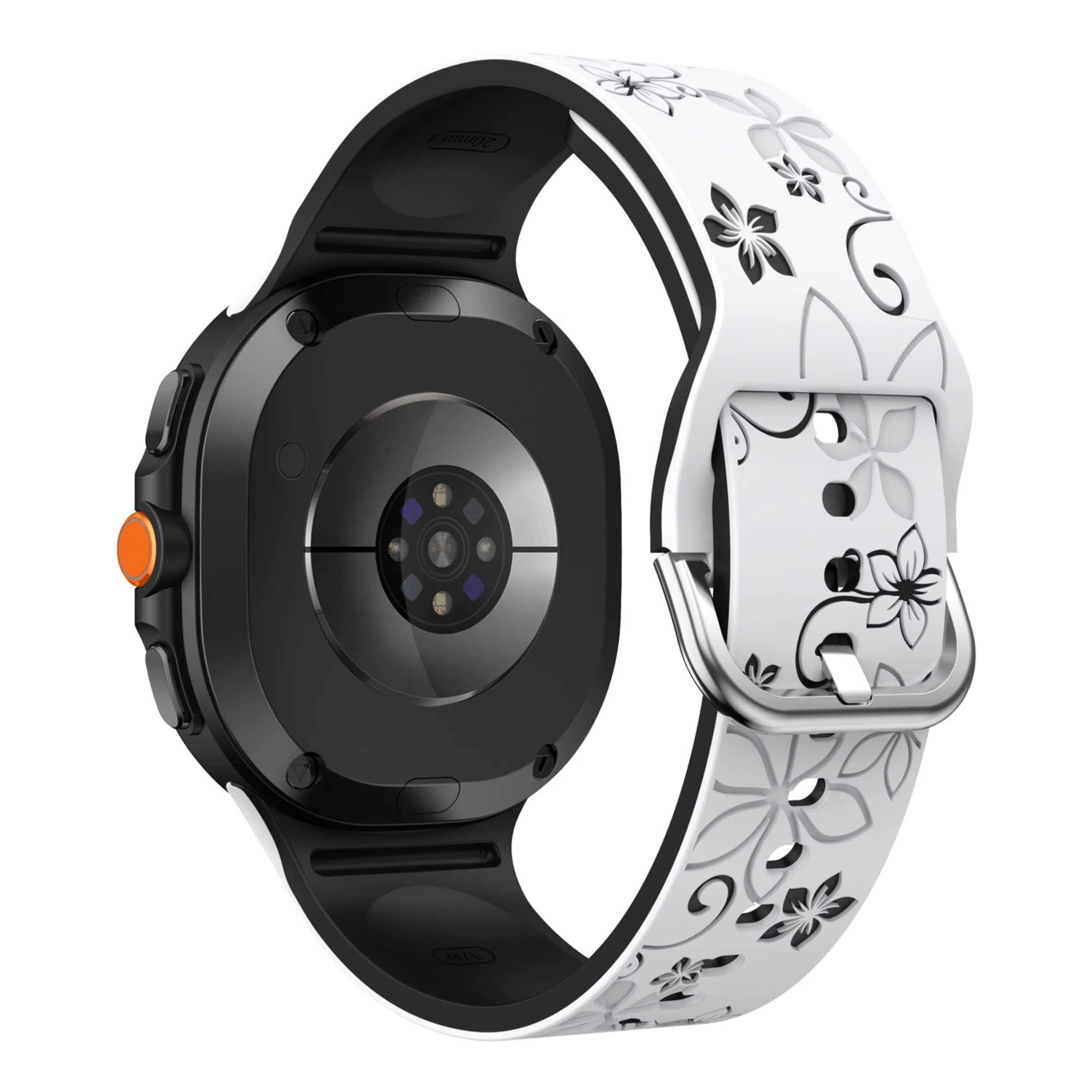 Bracelet classique en Silicone gravé pour Samsung Galaxy Watch 8/8