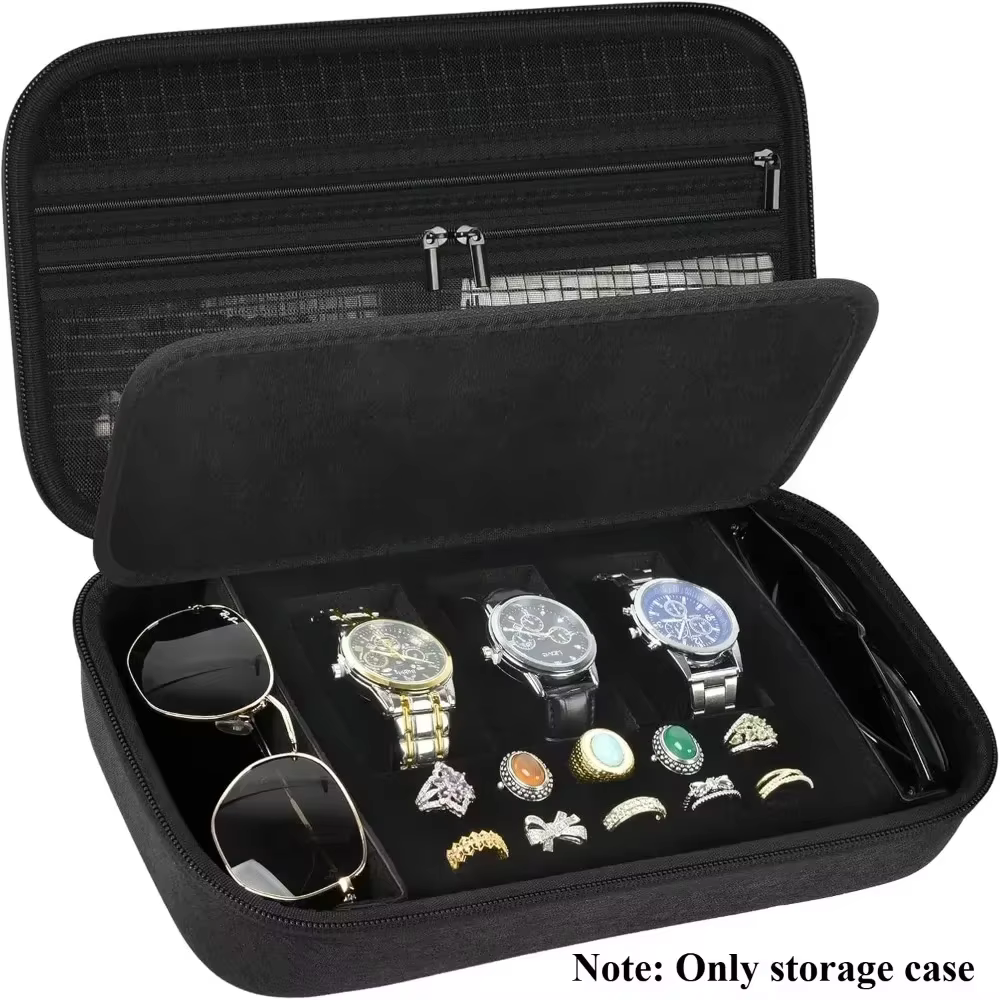 (Coffret uniquement) Organisateur de boîtier de montre pour boîte à bijoux