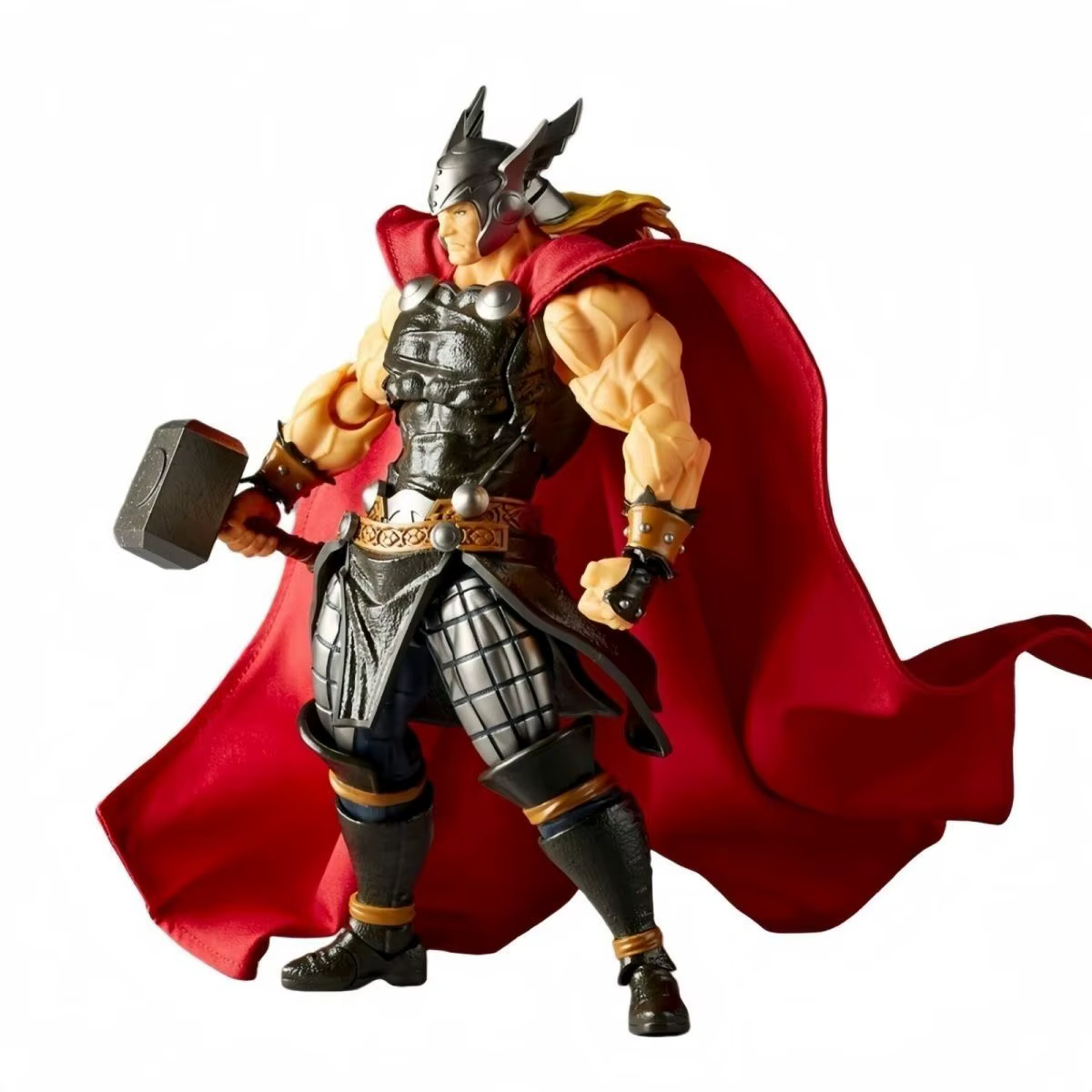 Figurine d'action Thor AC Factory Amazing Yamaguchi KO Ver avec accessoire Mjolnir Éclair, jouet de collection super-héros, cadeau