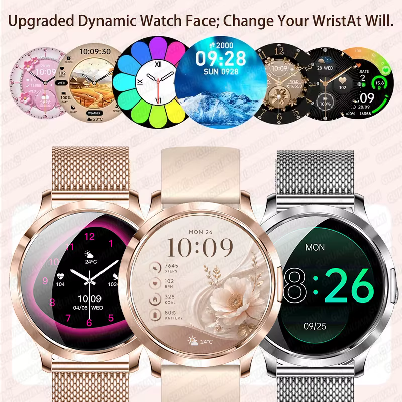 Montres intelligentes pour femmes avec suivi du cycle menstruel