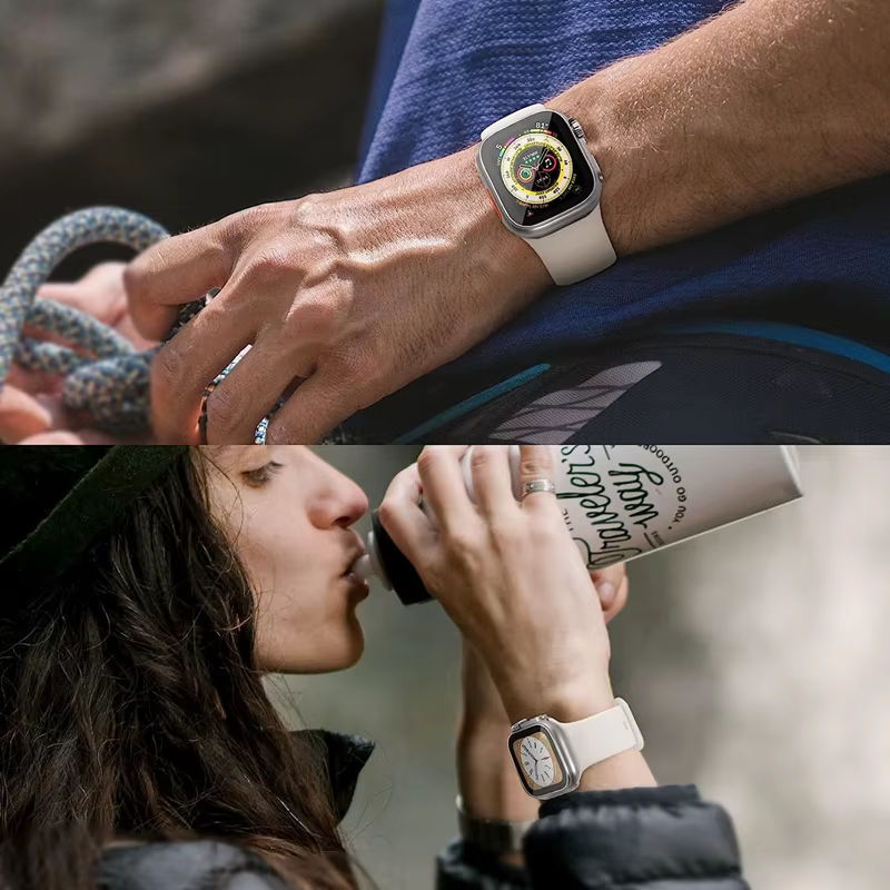 Housse de protection d'écran pour Apple Watch 44mm 45mm 40mm 41mm