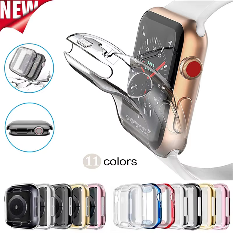 Étui de protection d'écran pour Apple Watch iWatch Series 11 10 46MM 42MM Ultra 3 49mm 9 8 7 45mm 41mm 6 5 4 SE 3 44MM