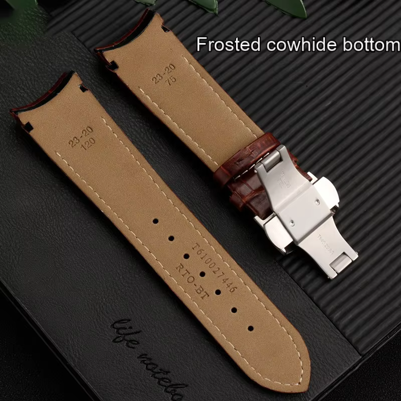 Ceinture de montre en cuir pour homme