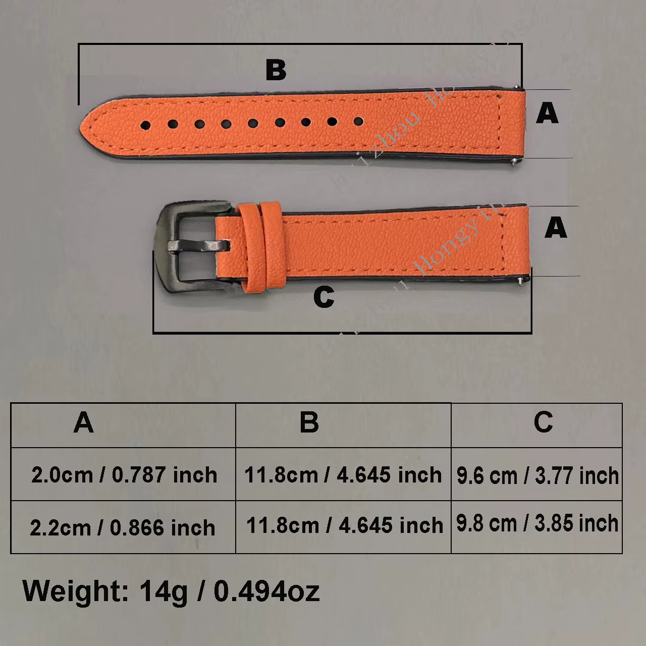 Bracelet de montre intelligent 22mm 20mm
