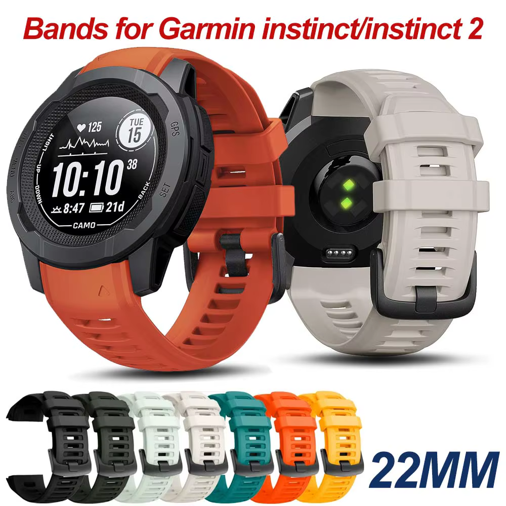 Garmin Bracelet en Silicone souple mode 22mm