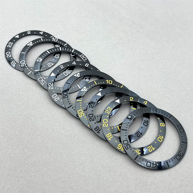 Anneau d'insertion de lunette de montre en céramique Mod 41mm x 32mm