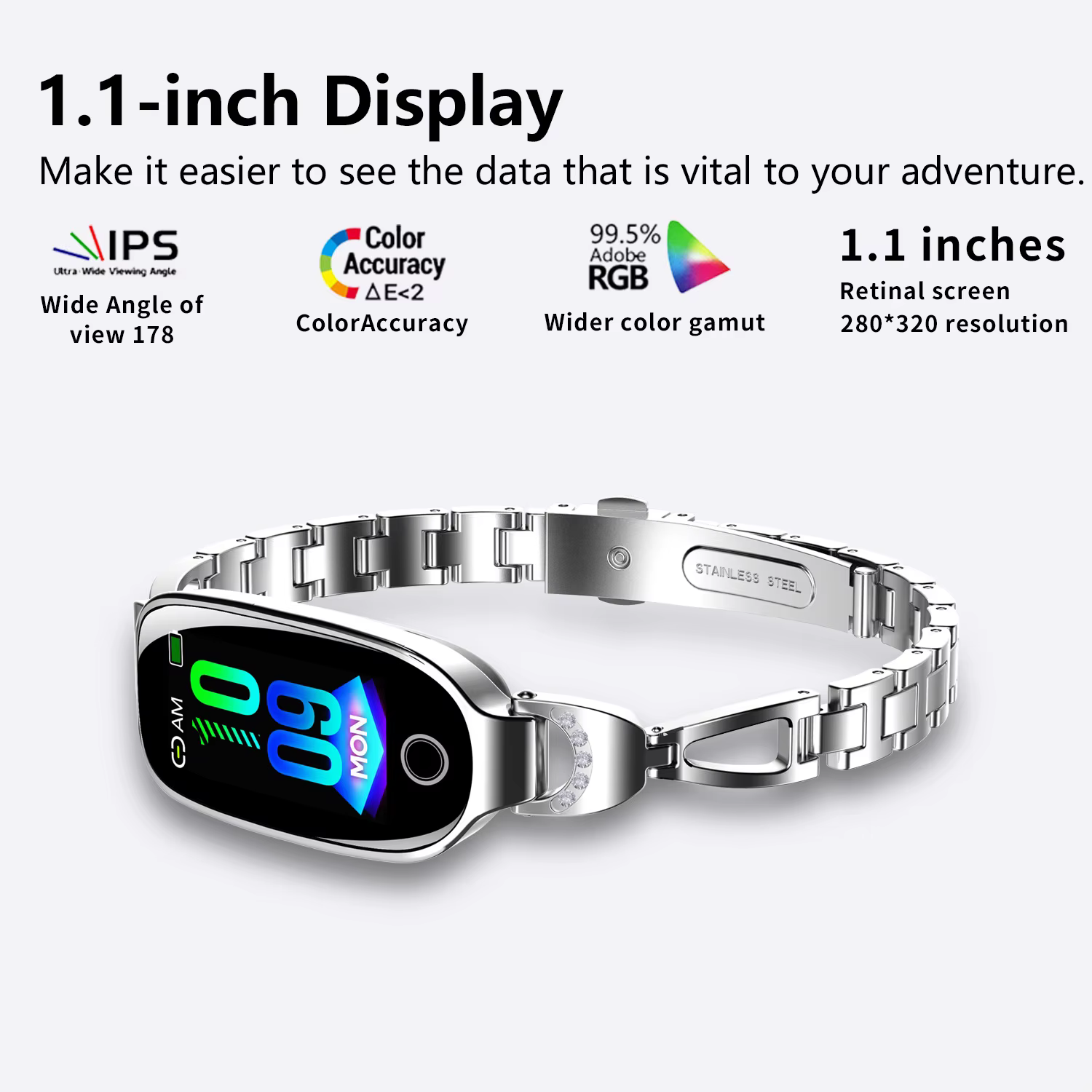 Bracelet montre intelligente F81