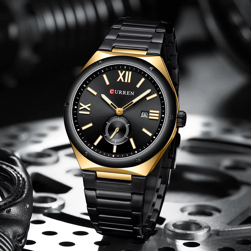 CURREN 2024 nouveaux hommes montre affaires montres mouvement Ultra mince horloge haut marque de luxe mode décontracté