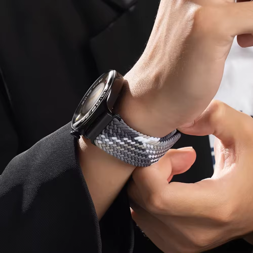 Bracelet magnétique de 22mm pour montre Realme 5, boucle tressée en Nylon pour montre Realme S2 S S Pro/Realme 3 3 Pro 2 2 Pro