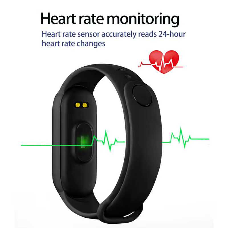M6 bande intelligente IP67 étanche Sport montre hommes et femme pression artérielle moniteur de fréquence cardiaque Fitness Bracelet intelligent pour Android Ios