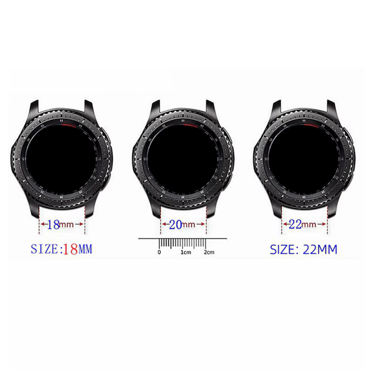 Sangles de parachute 18/20/22mm pour Samsung Galaxy Watch 7 6 5 4