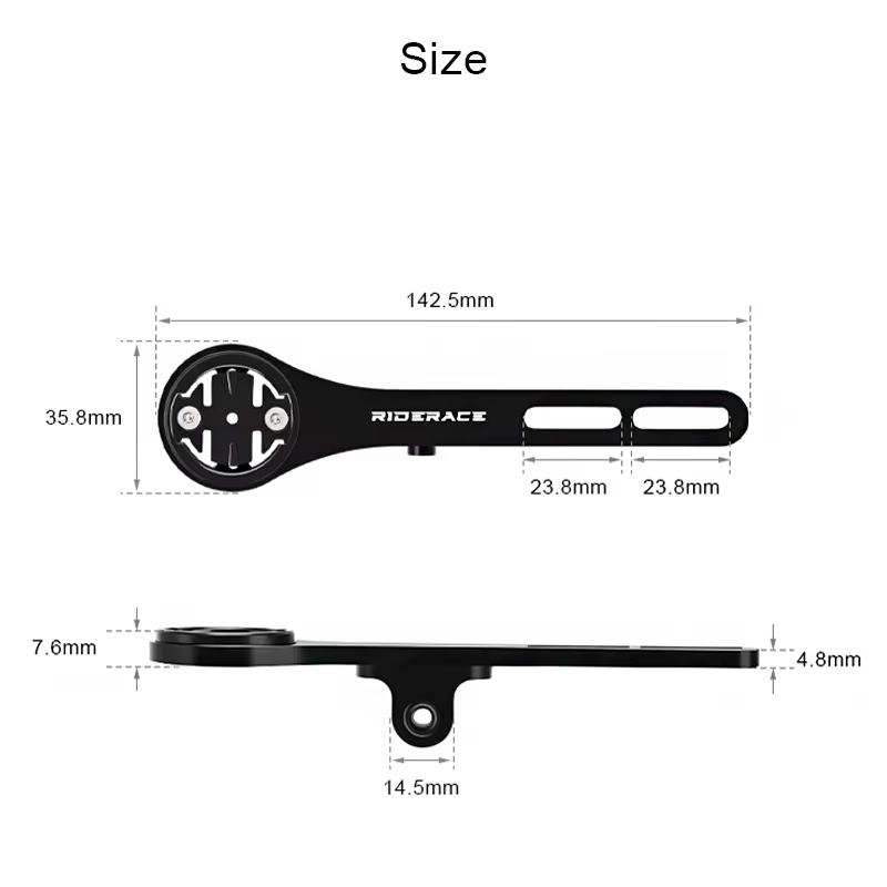 Support d'ordinateur de vélo en alliage d'aluminium pour Garmin GPS Gopro