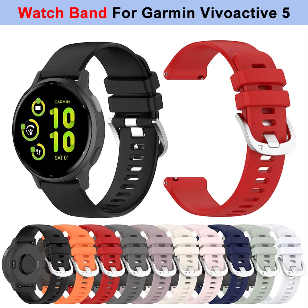 Bracelet de montre en Silicone Original pour Garmin Vivoactive 5
