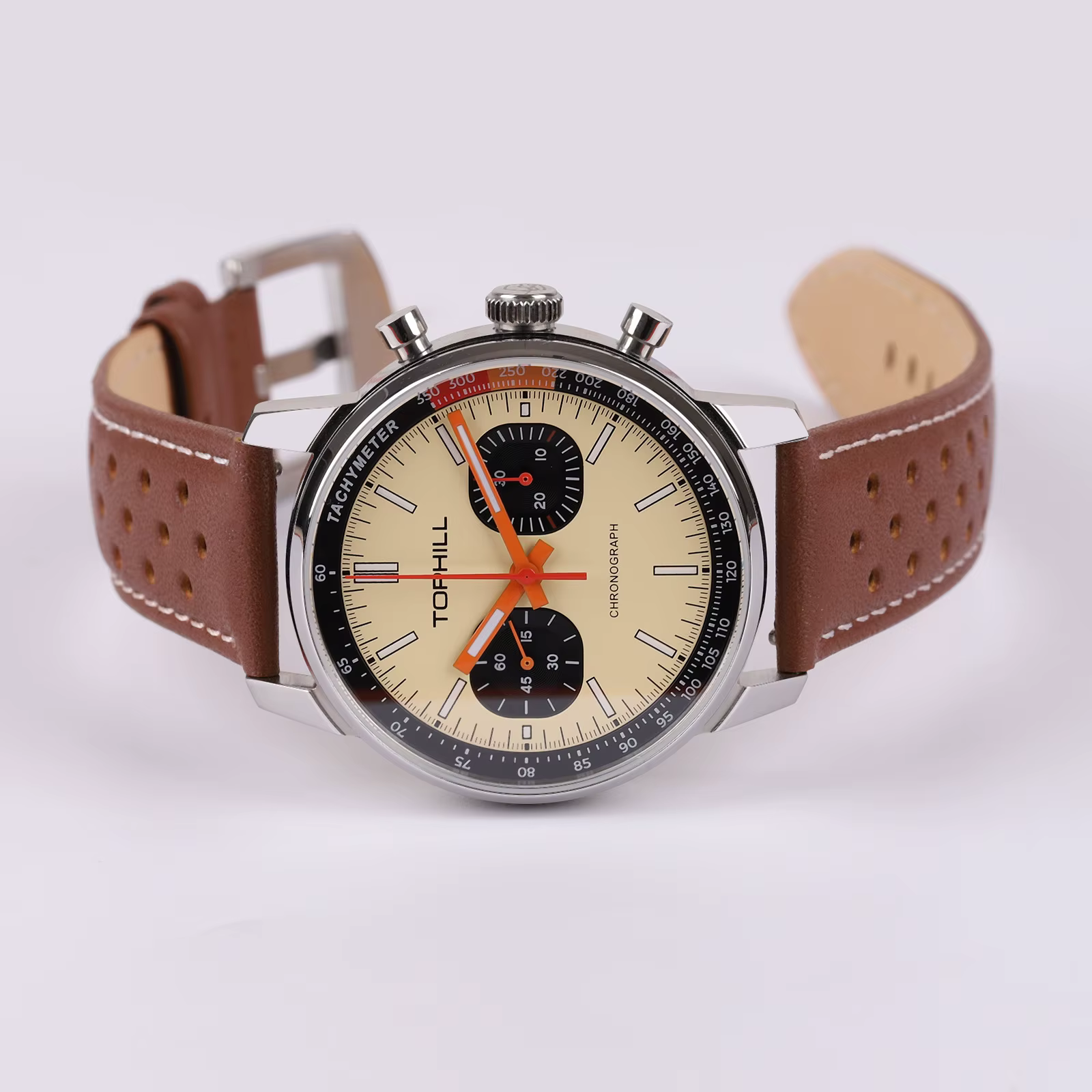TOPHILL montre 1963 chronographe mécanique montre-bracelet mouette ST1901 mouvement pilote