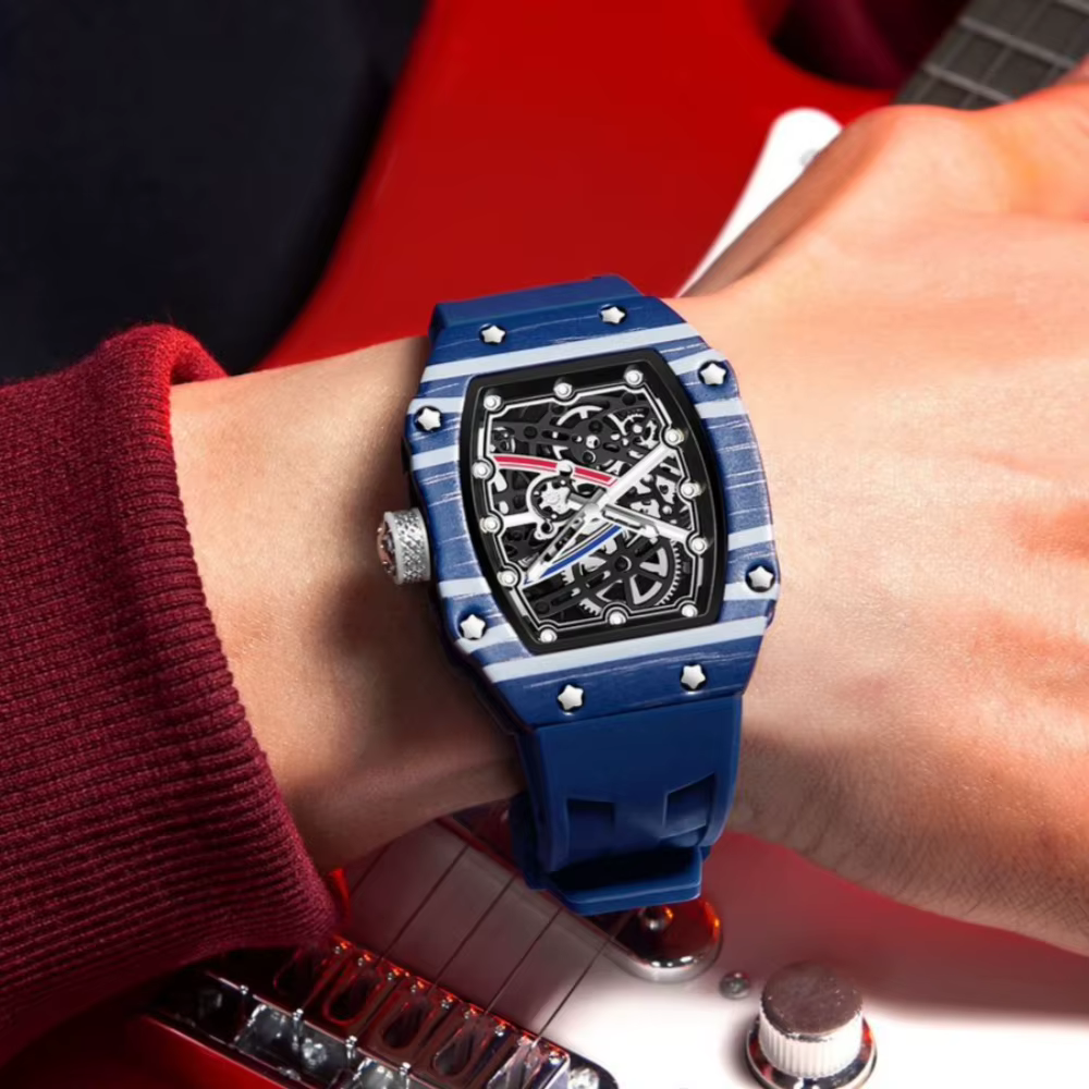 Montre à quartz classique et tendance ultra-fine pour homme