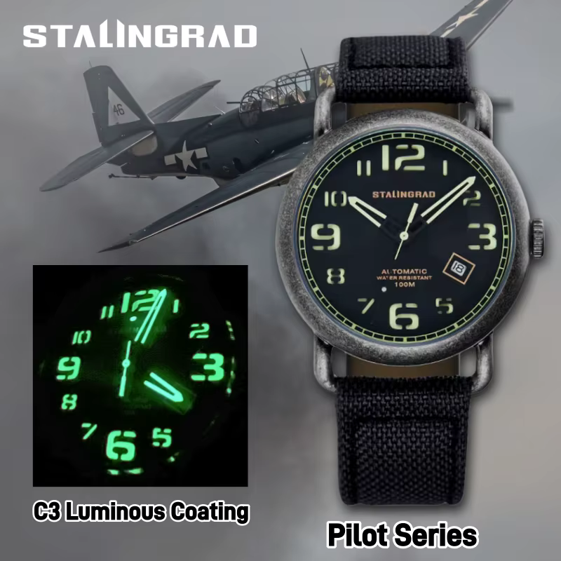 Montre pour homme de la série d'aventure originale et authentique STALINGRAD