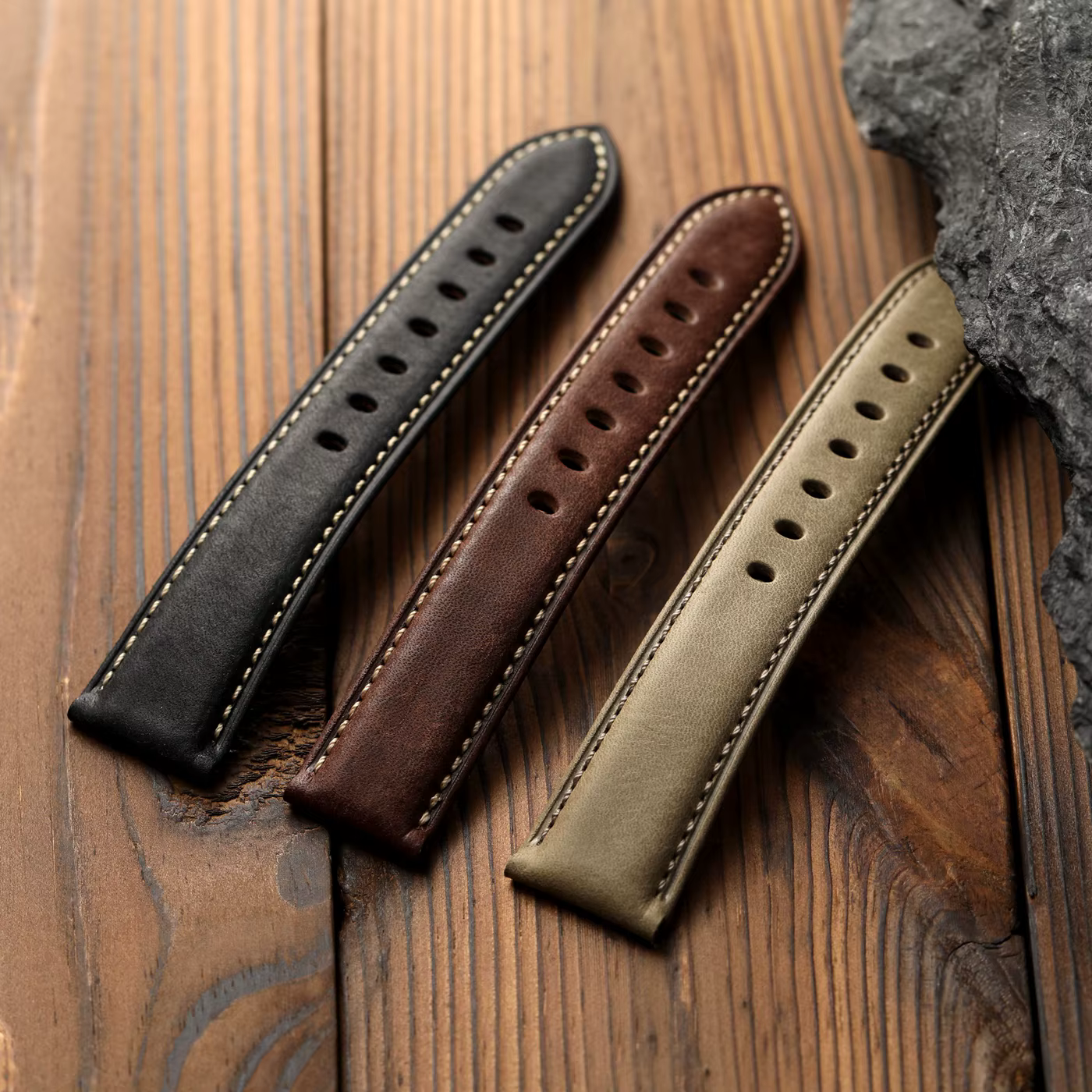 Bracelet de montre en cuir italien fait main