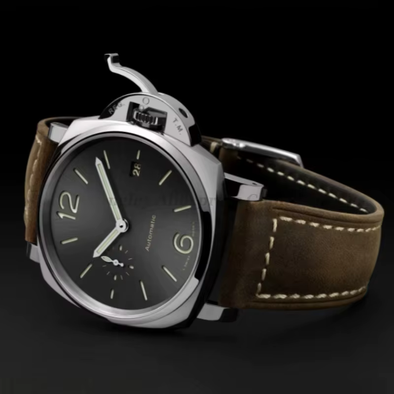 Bracelet de montre en cuir véritable pour Panerai