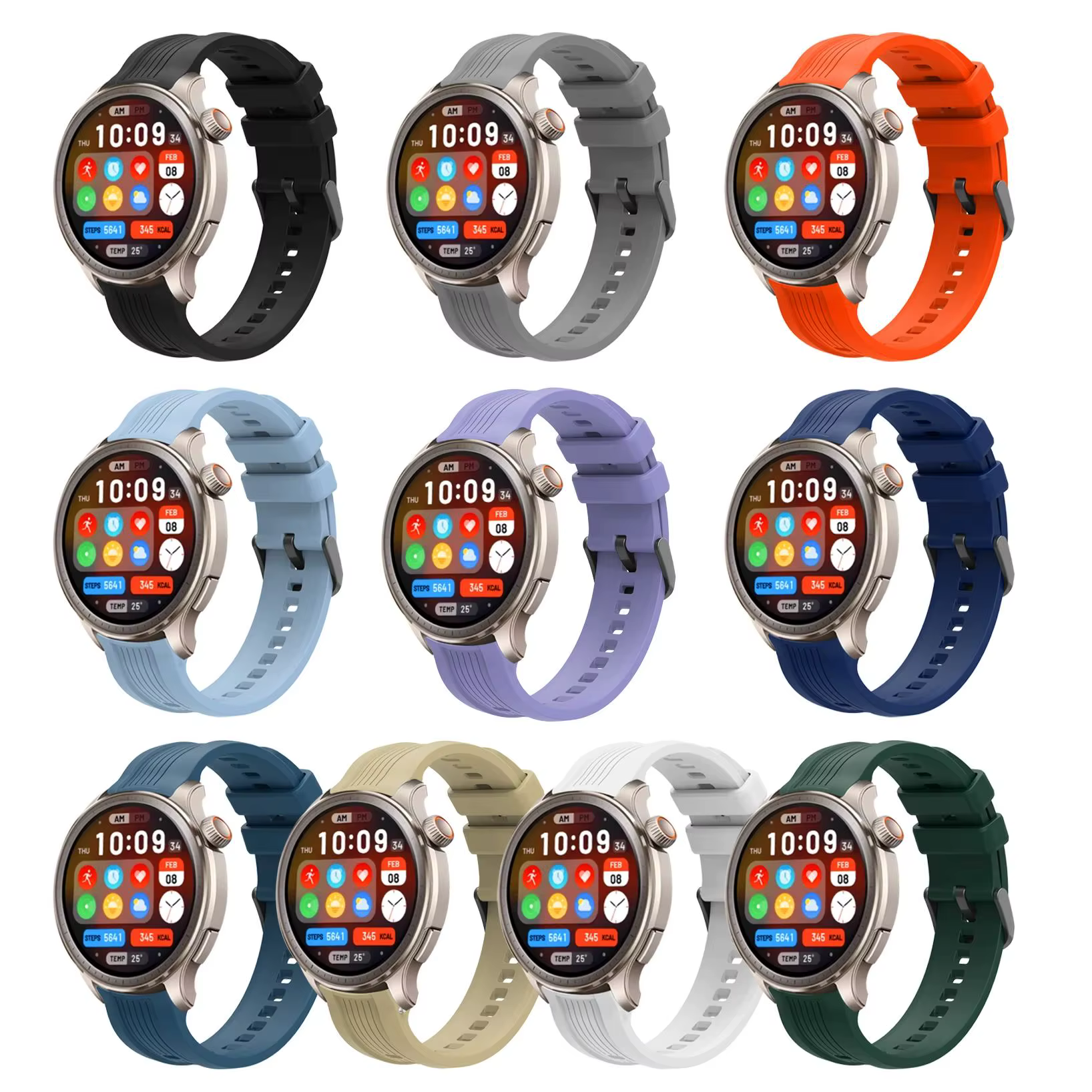 Bracelet de montre en silicone pour Huami Amazfit Balance