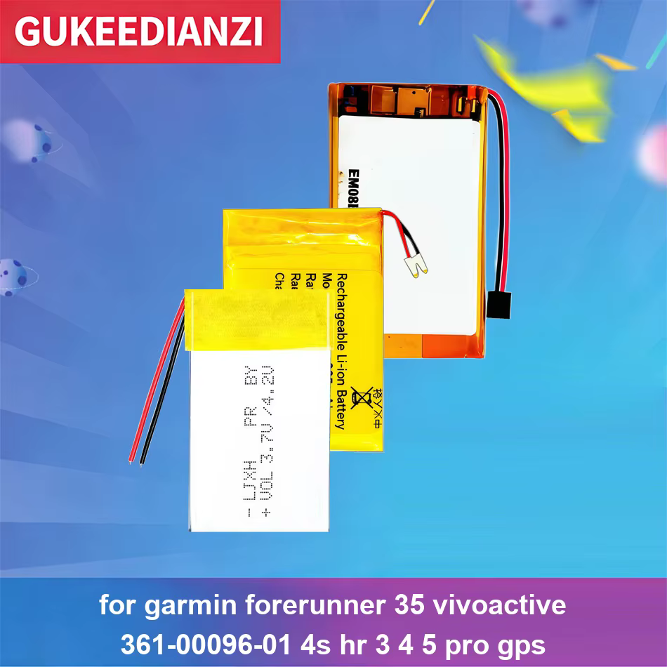 361-00117-00 ( 401920 ) 361-00108-00 VI4 Pour Garmin Forerunner 35 Pour Vivoactive 361-00096-01 4S HR 3 4 5 Pro Pour batterie GPS