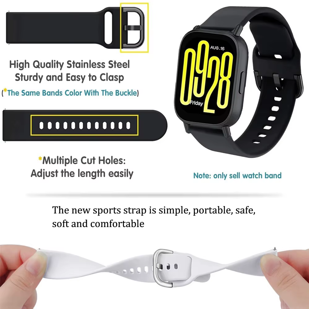 22mm Bracelet de montre pour Xiaomi Redmi