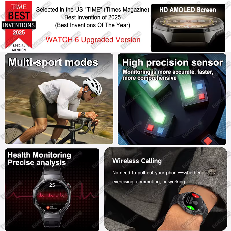 Nouvelle Montre Connectée 6 Pro GPS 2026 pour Hommes