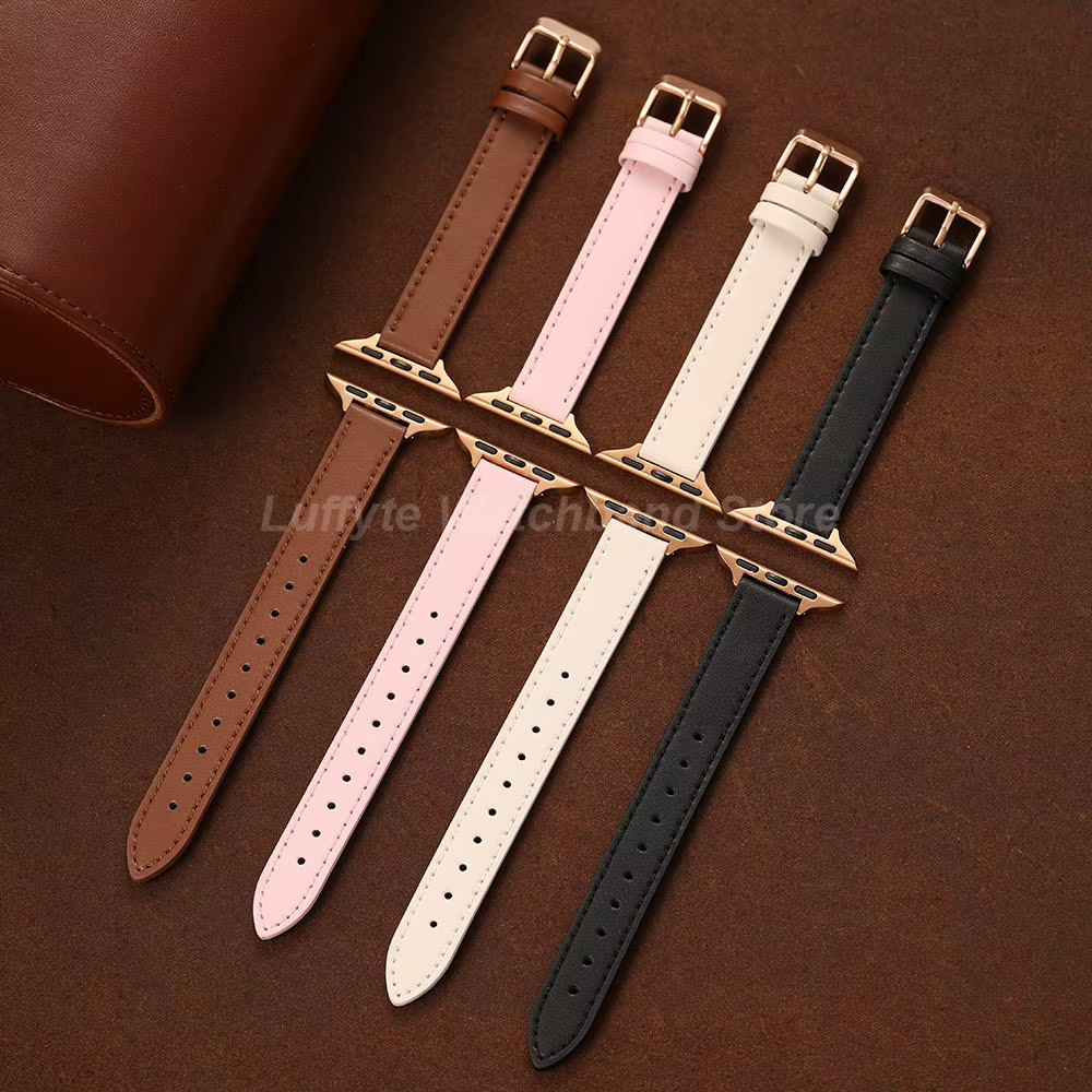 Bracelet de montre en cuir pour femmes