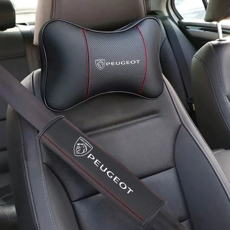 Oreiller de cou pour siège de voiture, protection d'appui-tête, épaulettes pour Peugeot 107 206 307 308 4008 207 3008 208 407 508, accessoires d'intérieur
