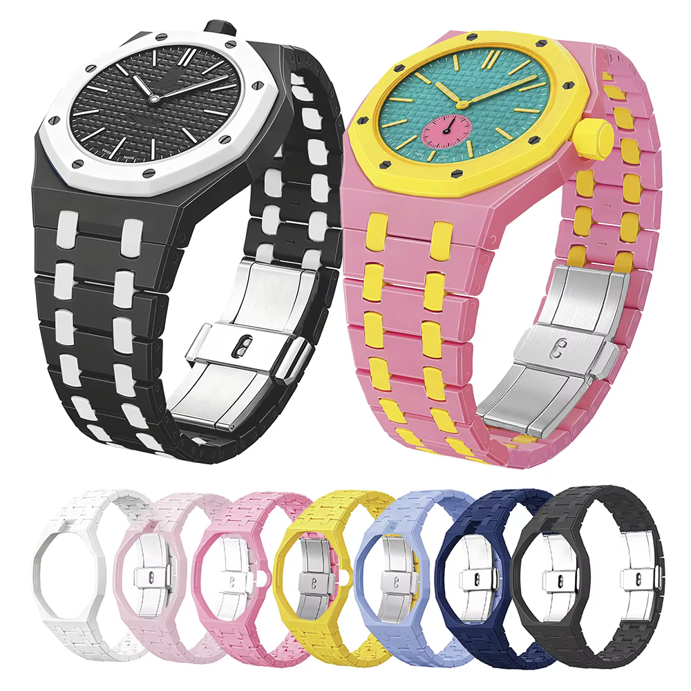 Bracelet en céramique pour Swatch X AP Royal Pop
