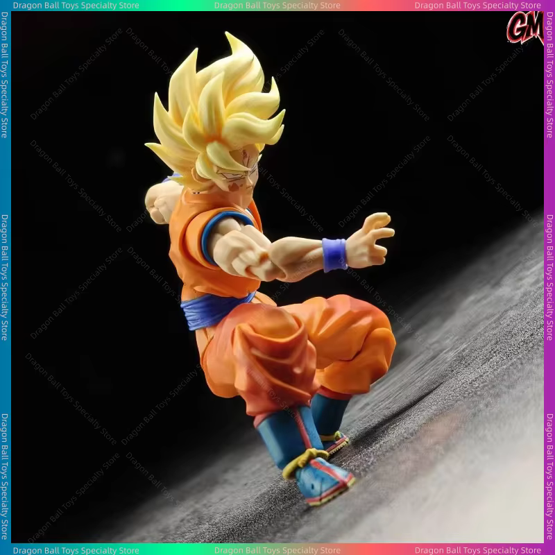 Ensemble d'accessoires GM Super Saiyan Son Goku : Version cheveux fluides couleur unie / Version cheveux raides