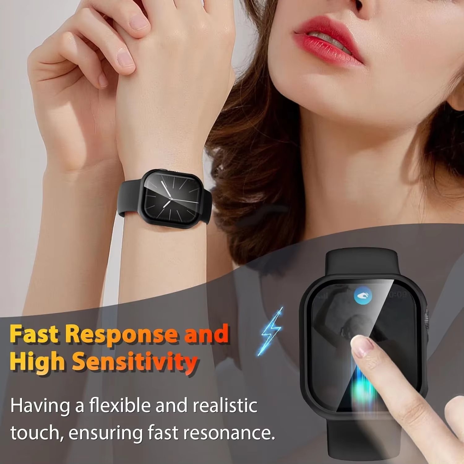 Étui pour Apple Watch 42mm 46mm 41mm 45mm 40mm 44mm