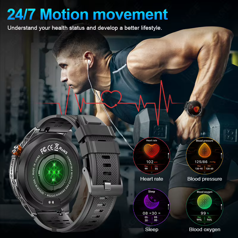 Montre connectée pour hommes
