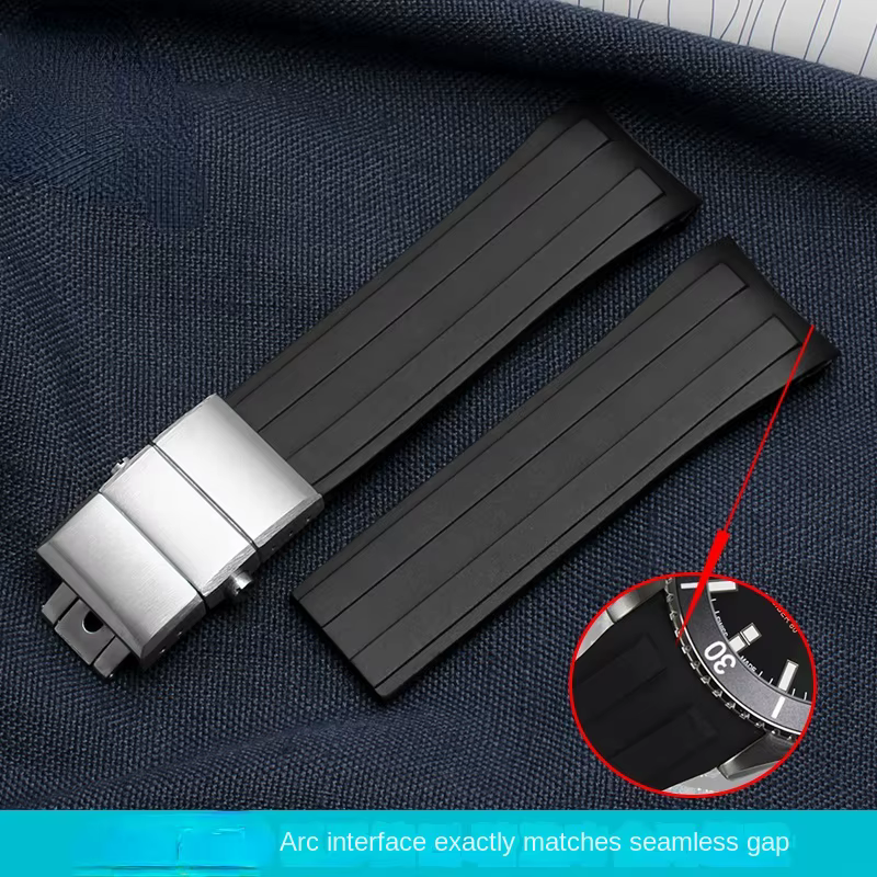 Bracelet de montre en caoutchouc Silicone de haute qualité