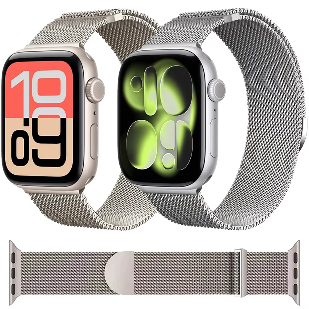 Bracelet milanais pour Apple Watch série 11 10 46mm 42mm 9 8 7 45mm 41mm Ultra 3 2 49mm