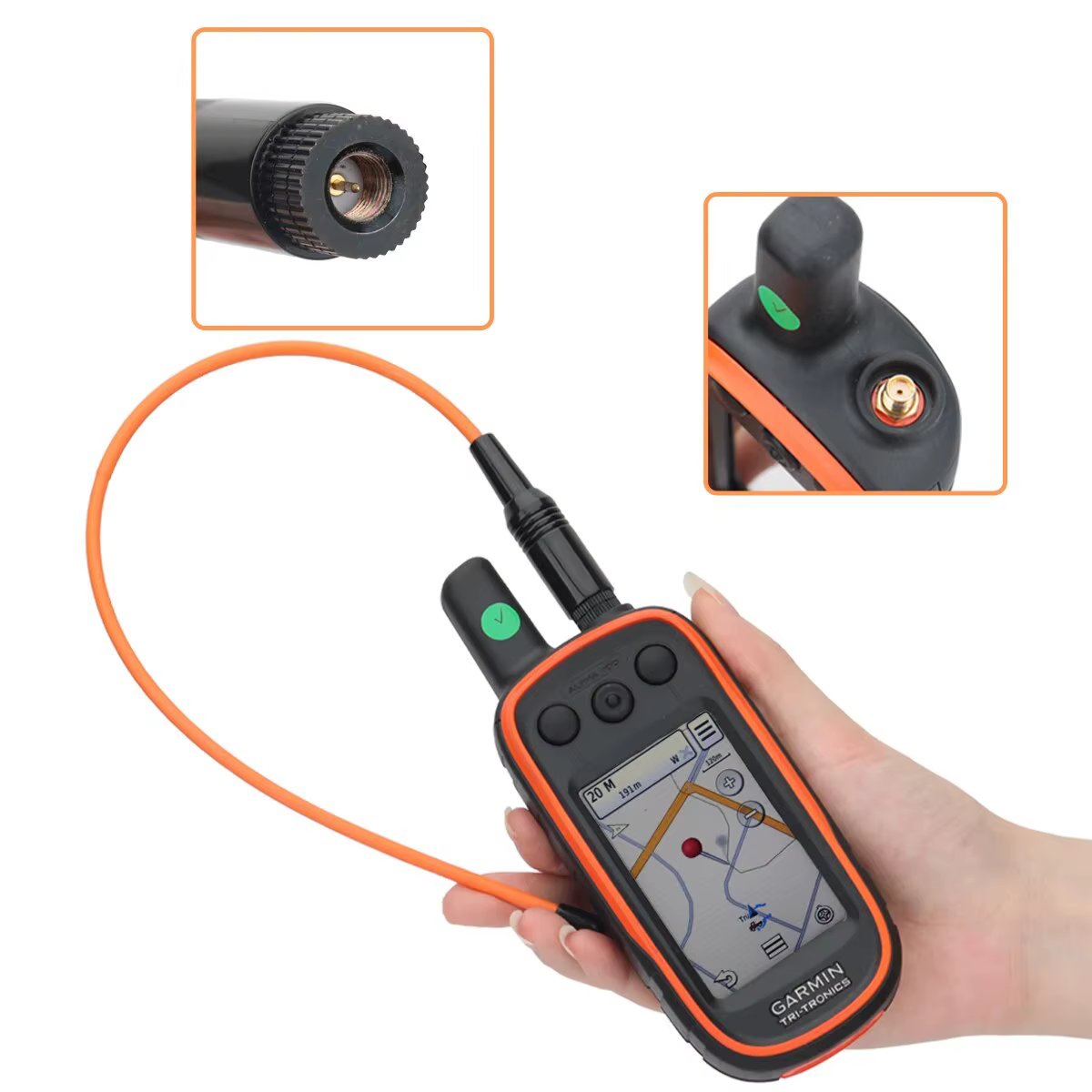 Antenne GPS 771 SMA-mâle Garmin GPS Alpha 38CM