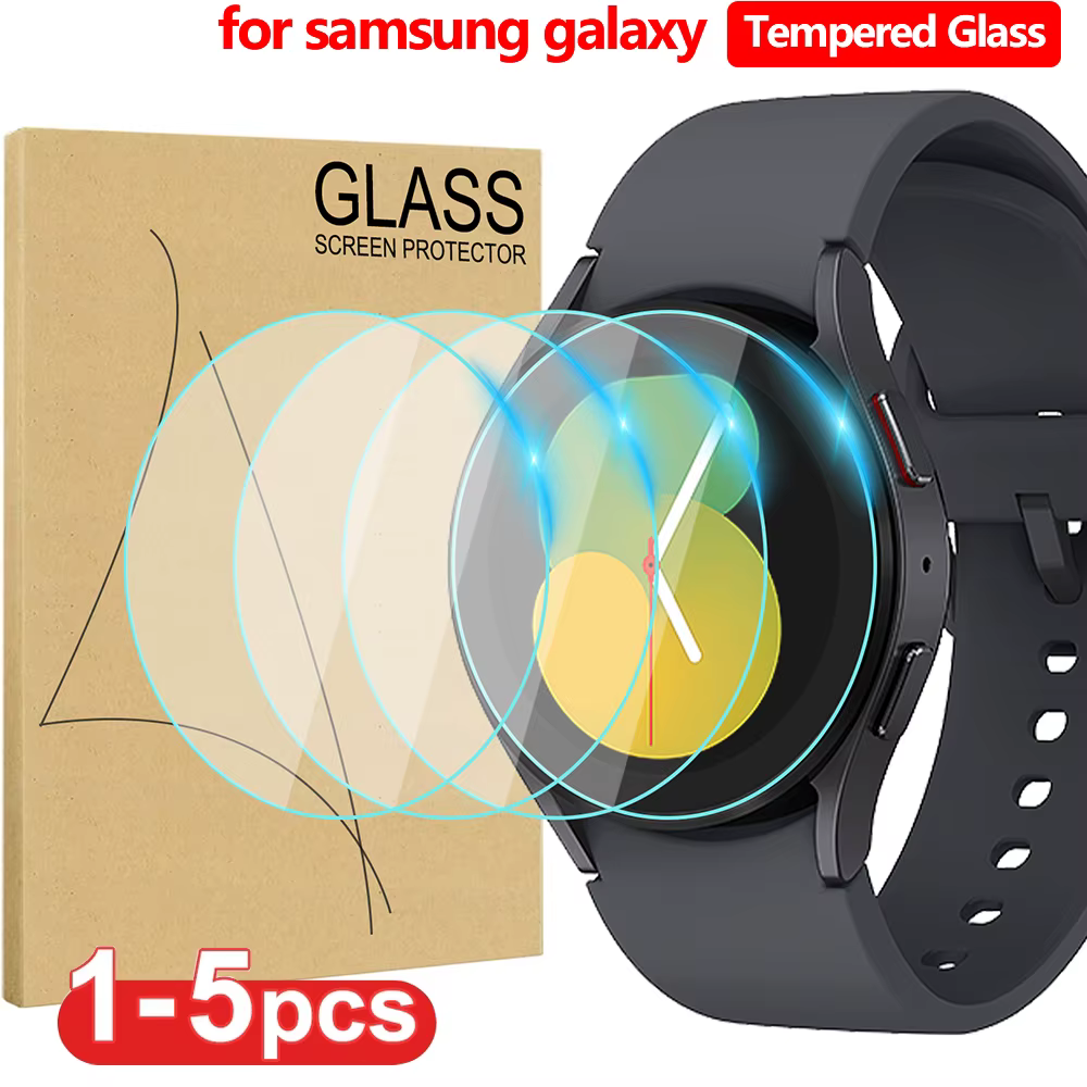 Verre trempé pour Samsung Galaxy Watch 5 Pro/5/4 40mm 44mm protecteur d'écran anti-rayures